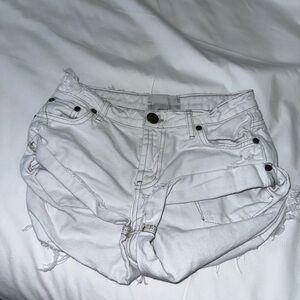 One Teaspoon White Shorts